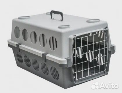 Переноска для животных собак кошек пластиковая
