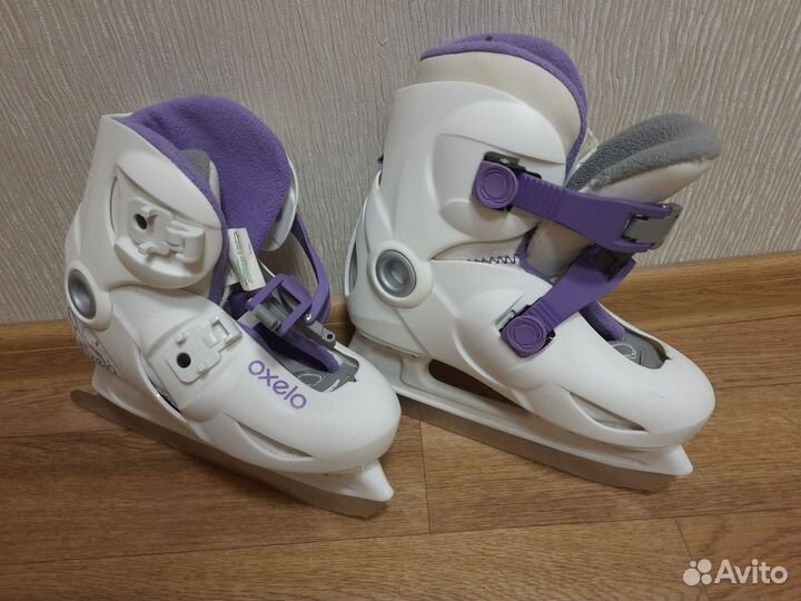 Коньки детские раздвижные 32-34