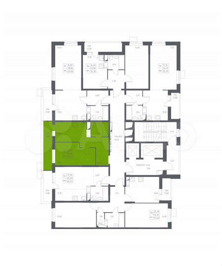 1-к. квартира, 33,3 м², 15/17 эт.