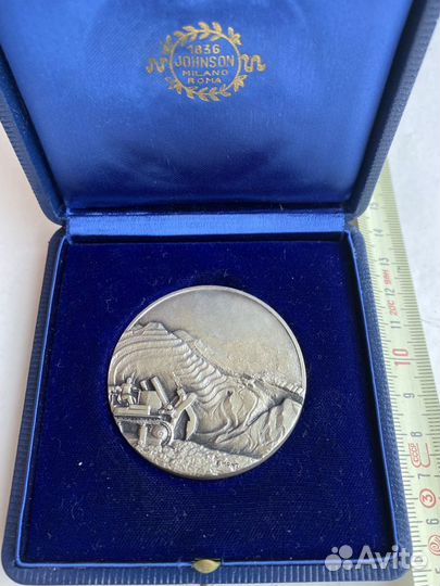 Серебряная медаль компании Amiantifera diBalangero