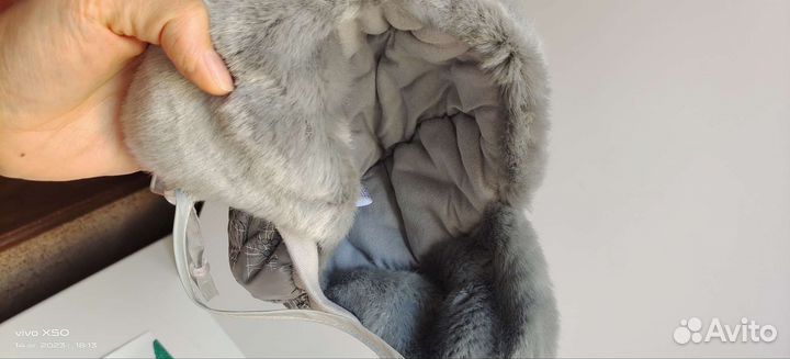 Шапка зимняя для мальчика р.44-46