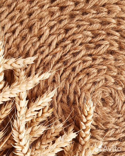 Салфетка из джута для сервировки,джутовый плейсмат