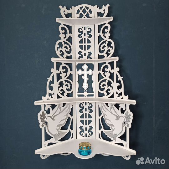 Полка для икон Иконостас Модель 148 Красный угол 2