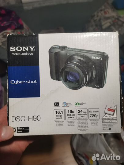 Компактный фотоаппарат Sony cyber shot DSC-H90
