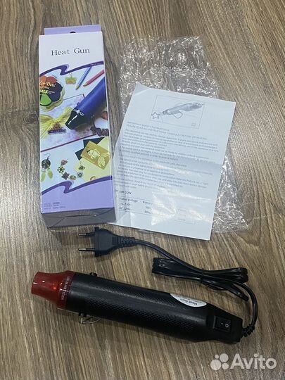 Фен для термоусадки пленки упаковки 300 Вт