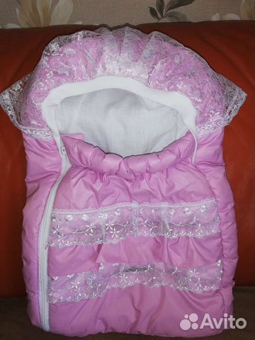 Конверт на выписку зимний для девочки