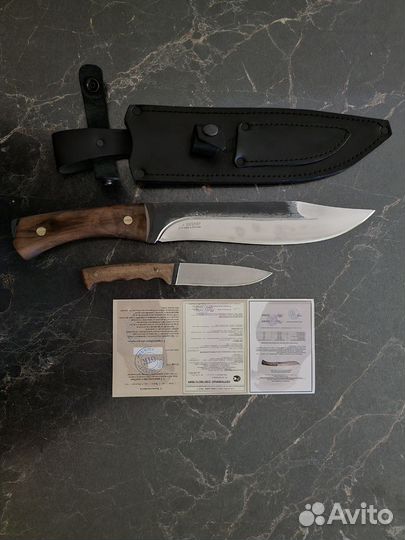 Нож Бойня скоторез + шкуродер Кизляр