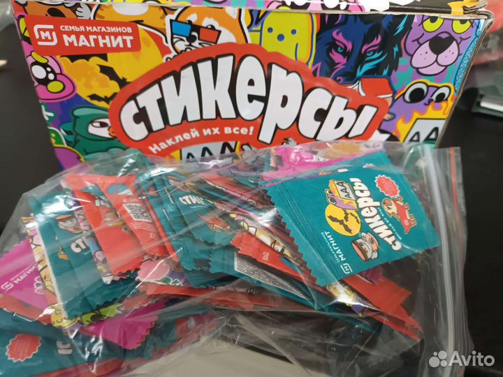 Стикерсы 40 шт в пакете