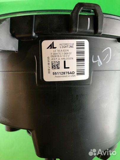 Фара основная левая Jeep Wrangler JL 2018 по н.в