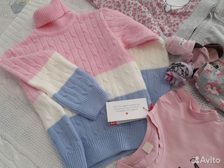 Вещи пакетом для девочки 116-122 см