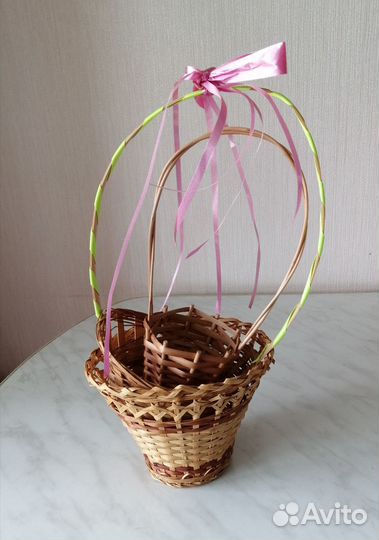 Декоративные корзиночки для цветов набор