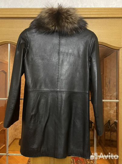 Куртка кожаная женская 46 48