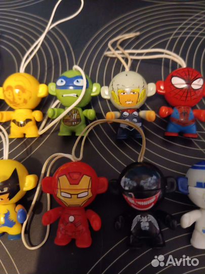Часть3 коллекция киндеры герои Марвел головастики