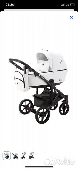 Коляска 2 в 1 adamex emilio