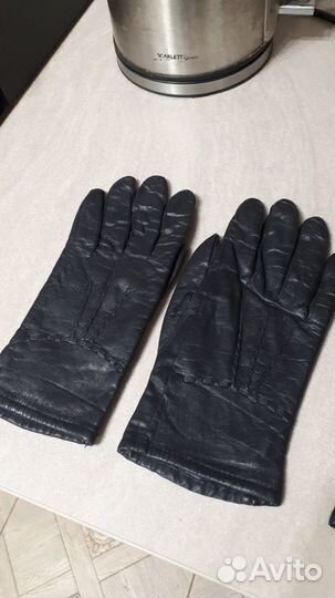 Перчатки кожаные женские времен СССР. Новые