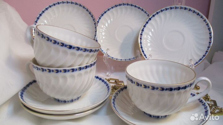 Чайные/Кофейные пары Кобальтовый фриз лфз