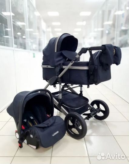 Коляска 3в1 Luxmom 555,тёплая, новая