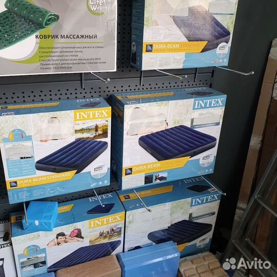 Надувной матрас Bestway синий