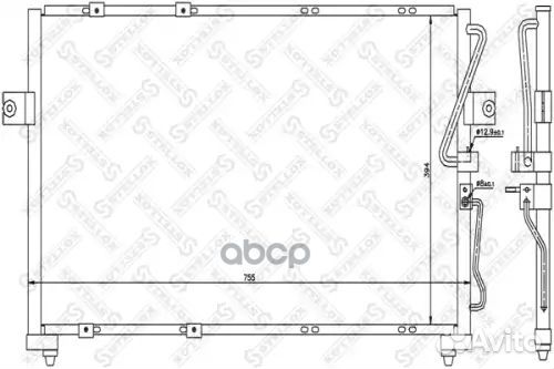 NS94418 OK53E61481A радиатор кондиционера Kia