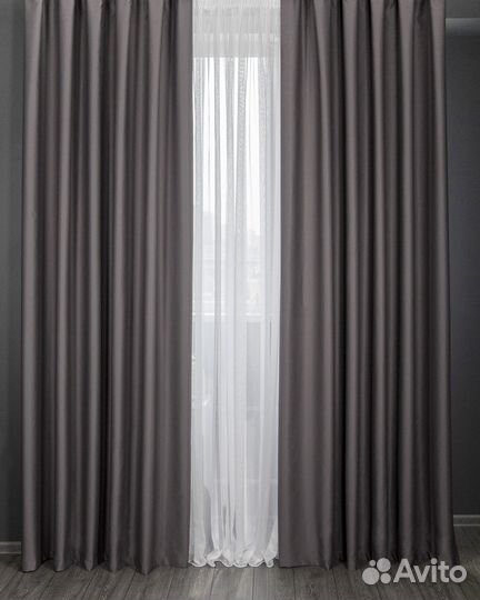 Шторы 100 блэкаут Ноктюрн