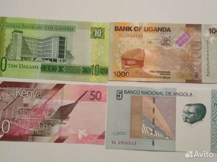Банкноты Африка UNC