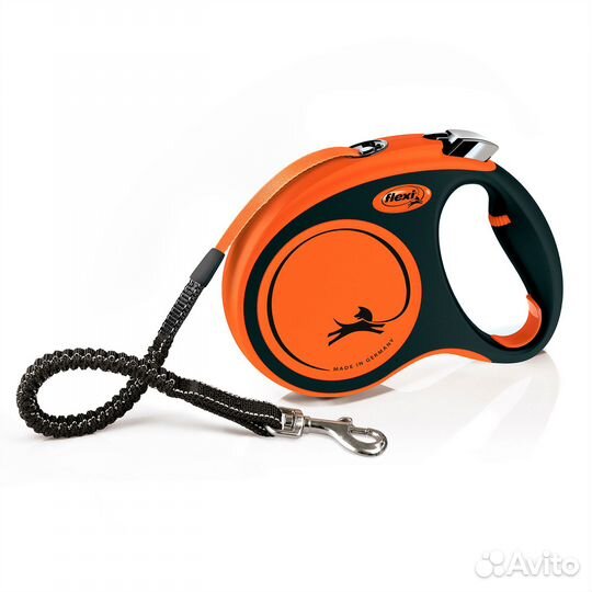 Рулетка flexi Xtreme L (до 55 кг) 8 м лента оранж