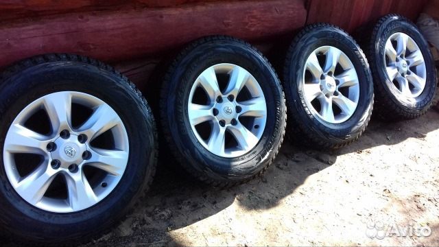 Комплект летних колёс оригинал Toyota LC Prado R17