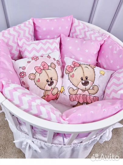 Бортики в детскую кроватку