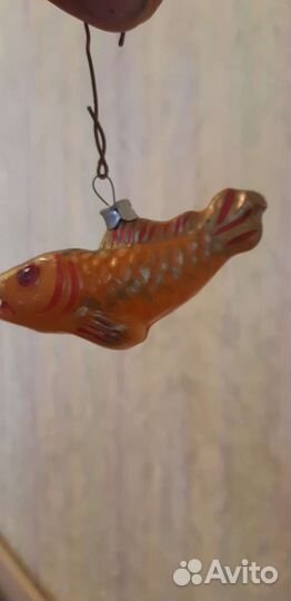 Стеклянные ёлочные игрушки СССР