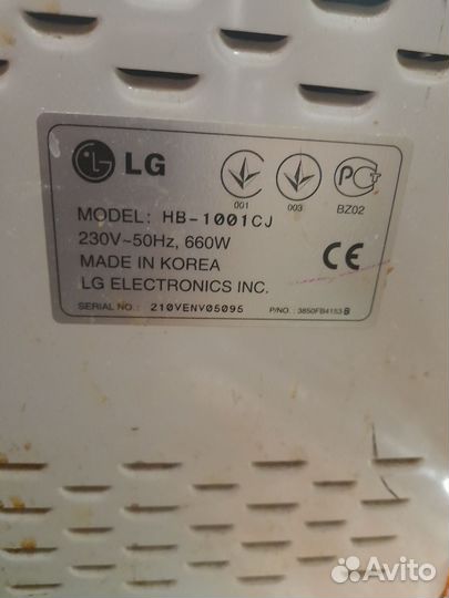 Хлебопечка lg