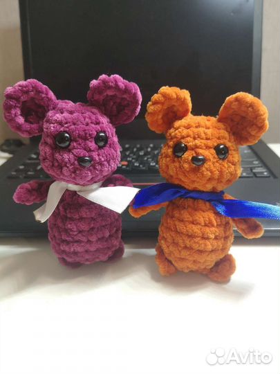 Мышка свазана крючком