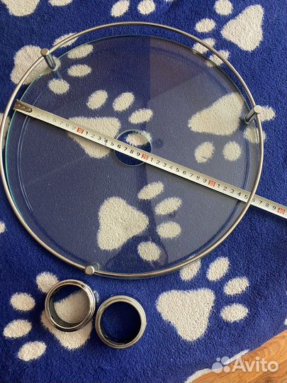 Полка стеклянная для барной стойки