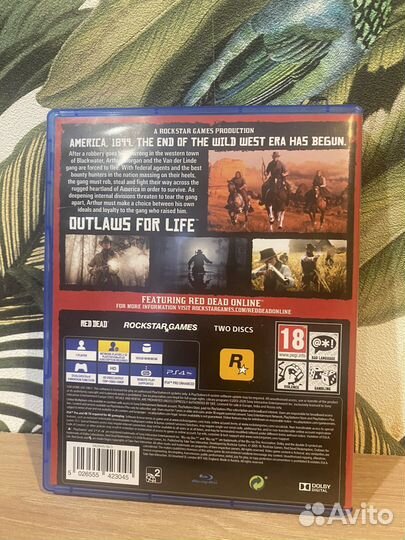 Red Dead redemption 2 ps4- игра на пс 4