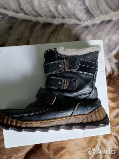 Ботинки мужские натуральная кожа, мех