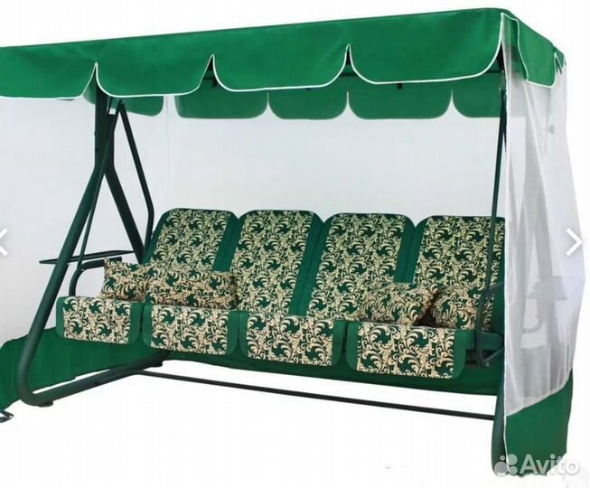 Садовые качели дефа люси, зеленые