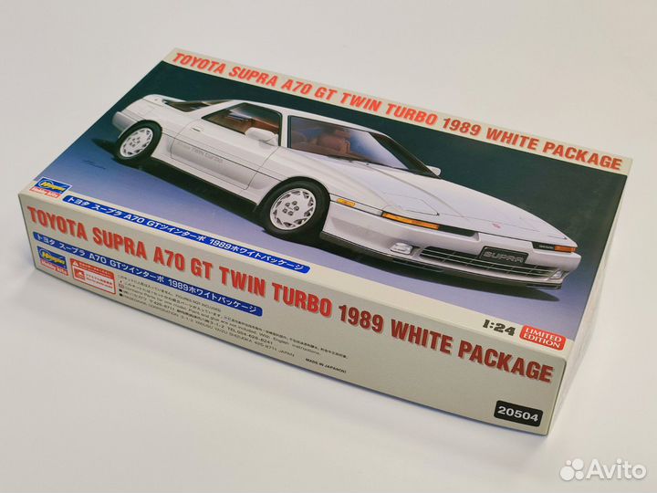 Toyota Supra A70 Сборная модель Hasegawa 20504