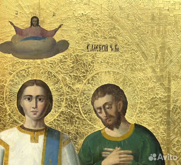 Храмовая Икона Святые Артемий, Стефан и Алексий