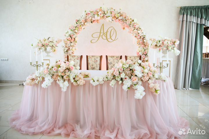 Оформление банкетных залов, свадебный декор