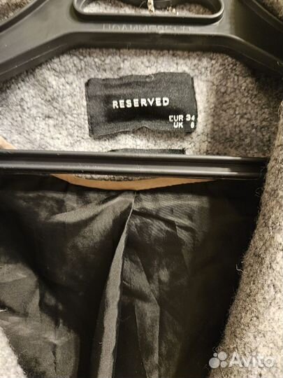 Пальто женское reserved (серое)