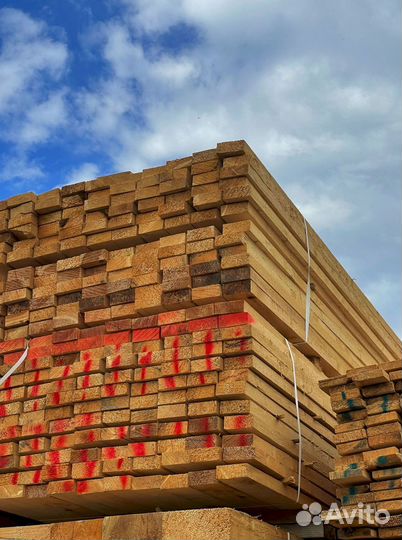 Доска обрезная 50х100х6000