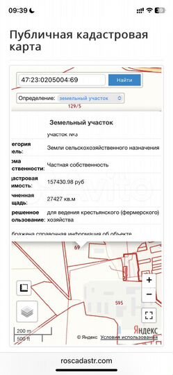 Участок 27 га (СНТ, ДНП)