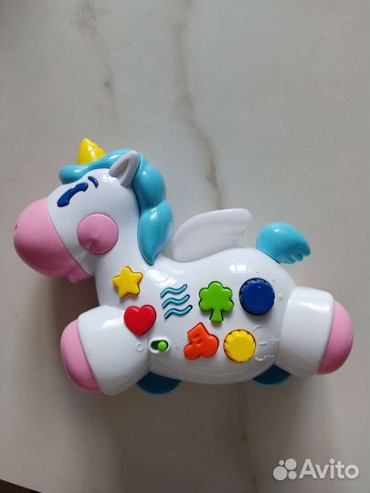 Единорог музыкальный детский ночник