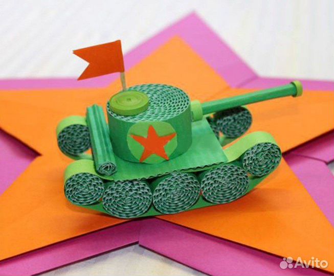 Поделки / открытки на 23 февраля