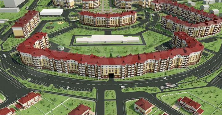 1-к. квартира, 46 м², 1/5 эт.