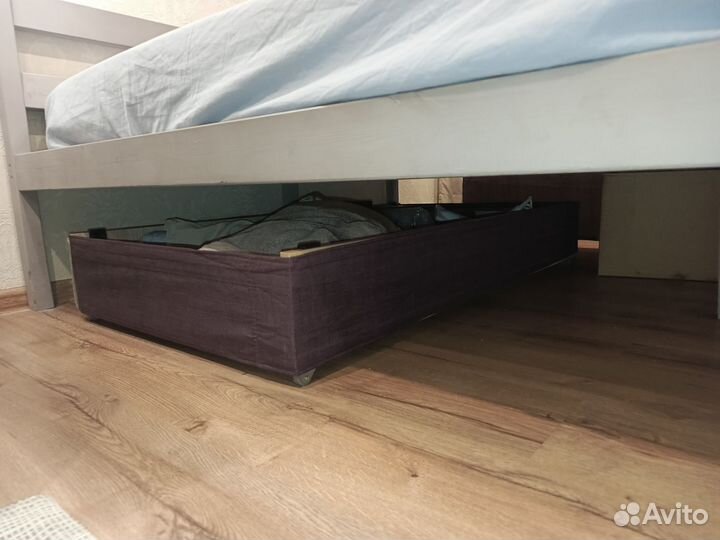 Двуспальная кровать+ Матрас Аскона + Ящик 160х80см