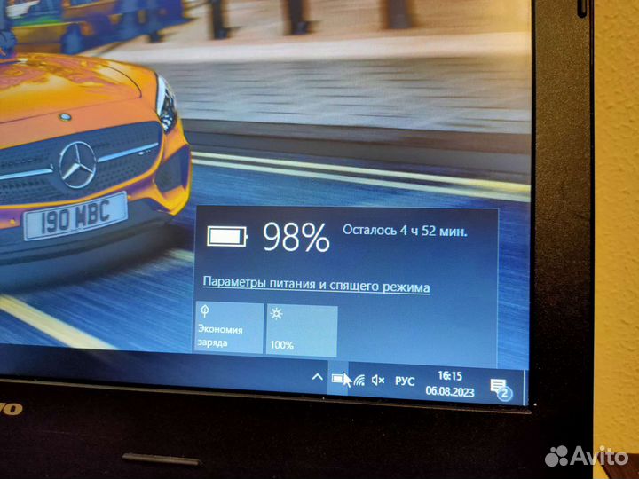 Lenovo для работы, учёбы и т.д. 4гб озу, 120гб SSD