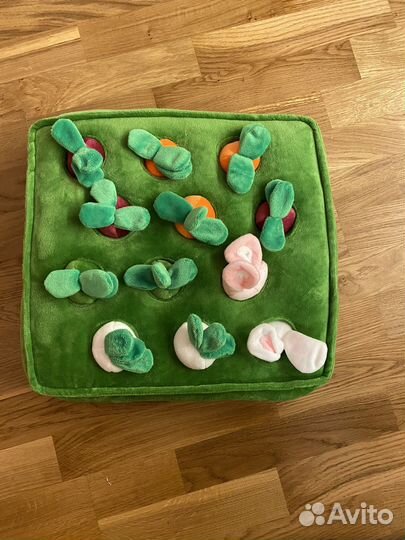 Детская игрушка огород. Мягкий сортер