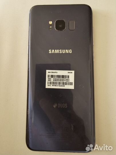 Samsung Galaxy S8+, 4/64 ГБ