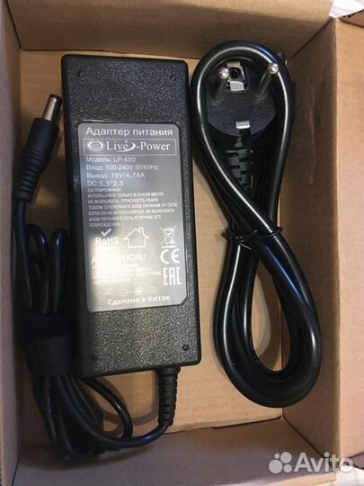 Блоки питания 12V4A/12V6A/19V4.74A/19V2.1A