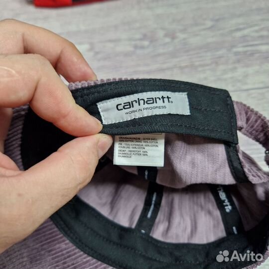 Вельветовая кепка carhart